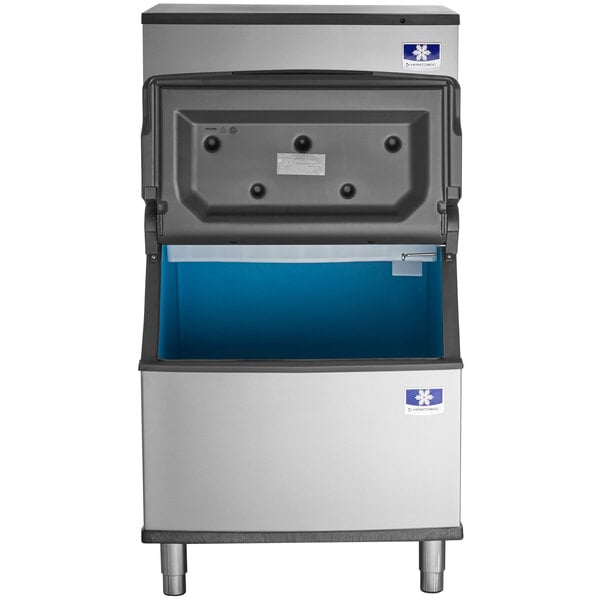 Manitowoc IDP0300A-161 Indigo NXT iP0300 30" Air-Cooled Full Dice Cube Ice Machine with 365 lb. Storage Bin - 309 lb., 115V, 1 Phase