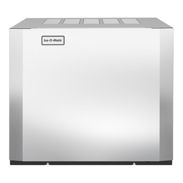 A commercial stainless steel ice machine from Ice-O-Matic's Elevation Series.