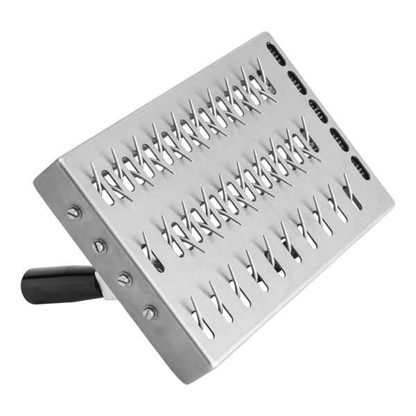 A metal claw attachment with a handle, designed for use with Jaccard VA4000AT-530T and VA2000NSF-530T slicers, stackers, and depositors.