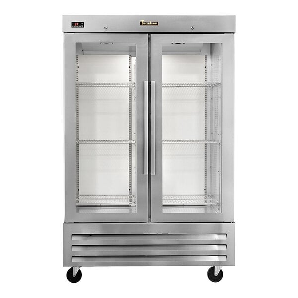 Traulsen CLBM-49R-HG-LR C Series 53 3/4" Half-Height Glass Door Reach-In Refrigerator