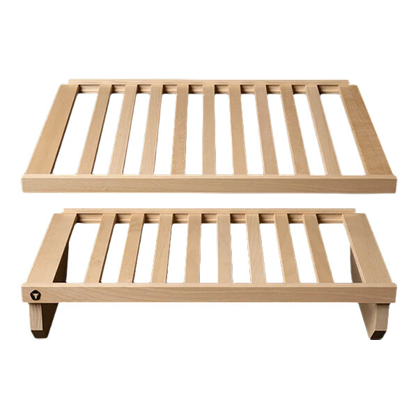 A set of beechwood shelves designed for the DRY AGER UX 750.