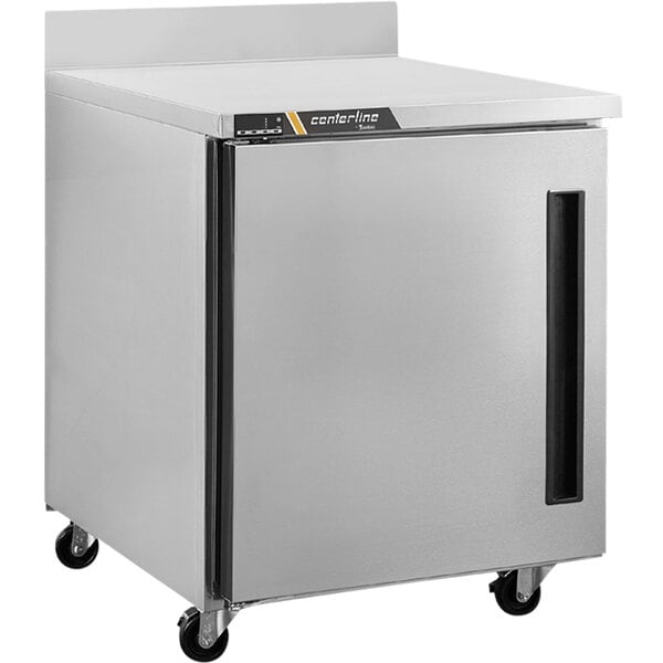 Traulsen CLUC-27R-SD-WTR C Series 27 1/2" Right-Hinged Door Worktop Refrigerator with 4" Backsplash