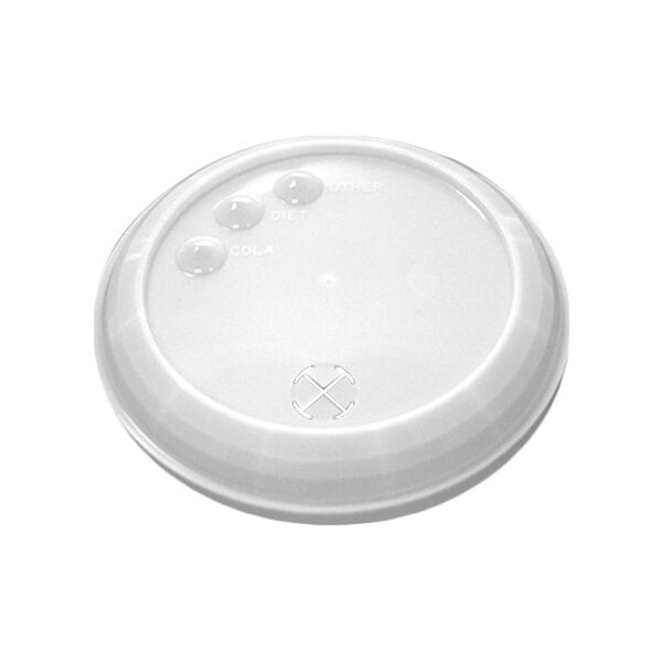 Novolex Memorables 32 oz. Flat Lid with Straw Slot for 32 oz. Stadium Cups - 500/Case