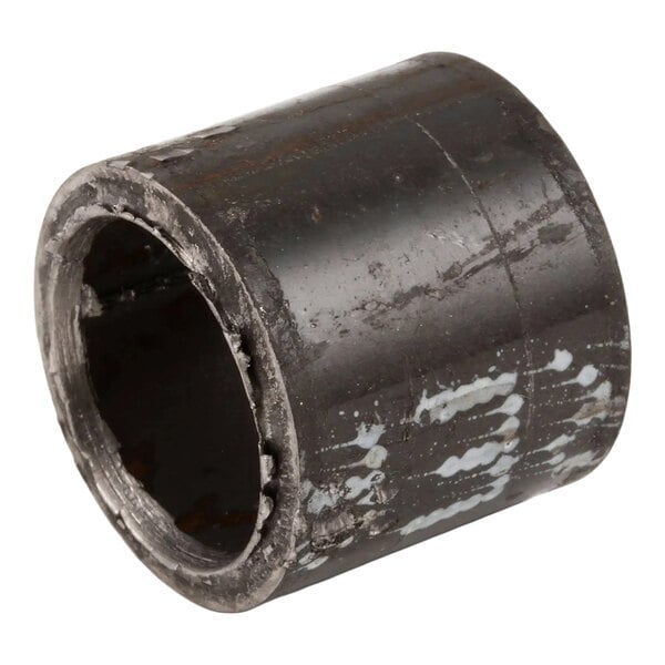 A cylindrical metal door rod spacer bushing for Bakers Pride ovens.
