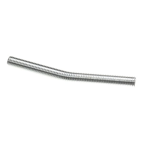 A metal tie rod with a coiled, spring-like design.