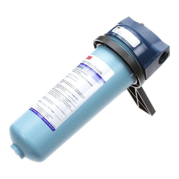 A blue 3M CFS11S filter housing unit for water filtration systems.
