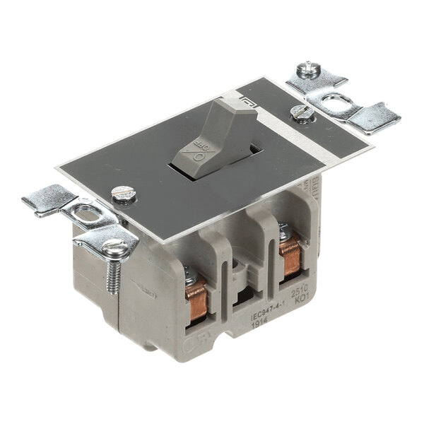 A heavy-duty toggle switch designed for electrical control, rated at 30A and 600V.