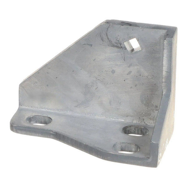 A metal right-hand bottom hinge bracket with three mounting holes.