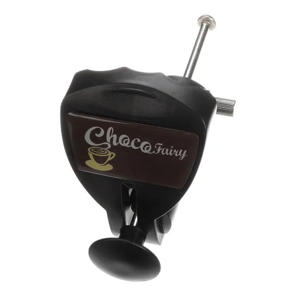 A black and brown Adcraft HCD-30 Complete Tab Set with a metal lever and labeled 'Choco Fairy' on the front.