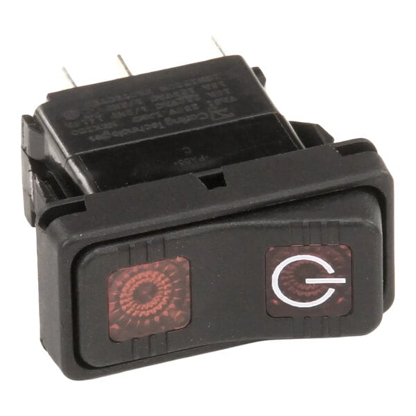 An electrical on/off switch with a power symbol, designed for use with Cambro equipment.