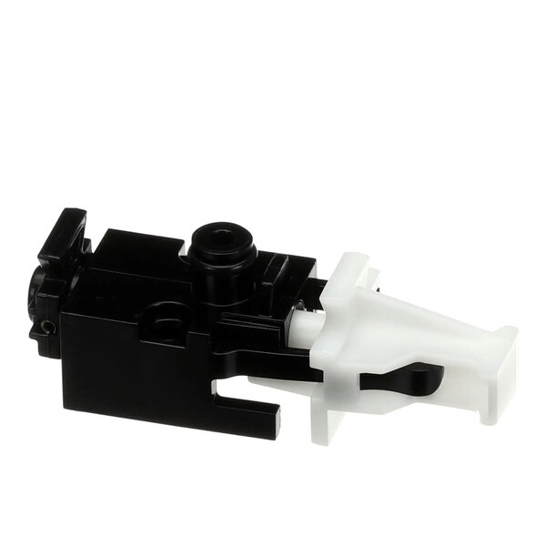 A black and white Cornelius 620518139 block back mount assembly dual component.