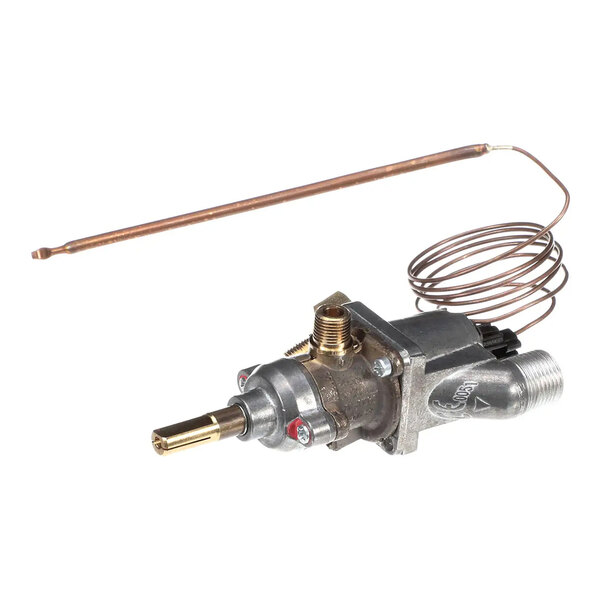 A metal Adcraft CTG-5T thermostat with an attached copper sensing bulb and capillary tube.