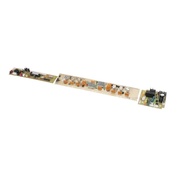 A long, narrow electronic control board with various components, designed for use in Avanti appliances.