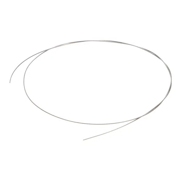 A coiled piece of stainless steel wire approximately 2 feet in length.