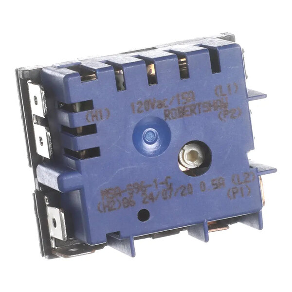 A blue Avanti Z-CK30-10N electrical switch with multiple terminals and labeled connections.