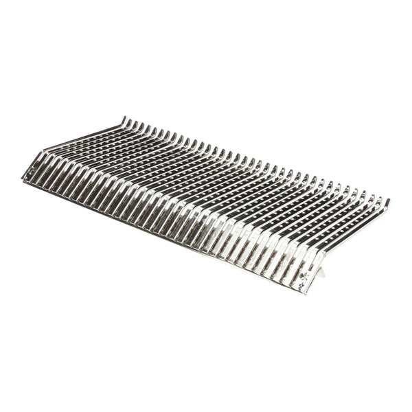A metal moveable trough assembly with evenly spaced slats, designed for use with Berkel equipment.