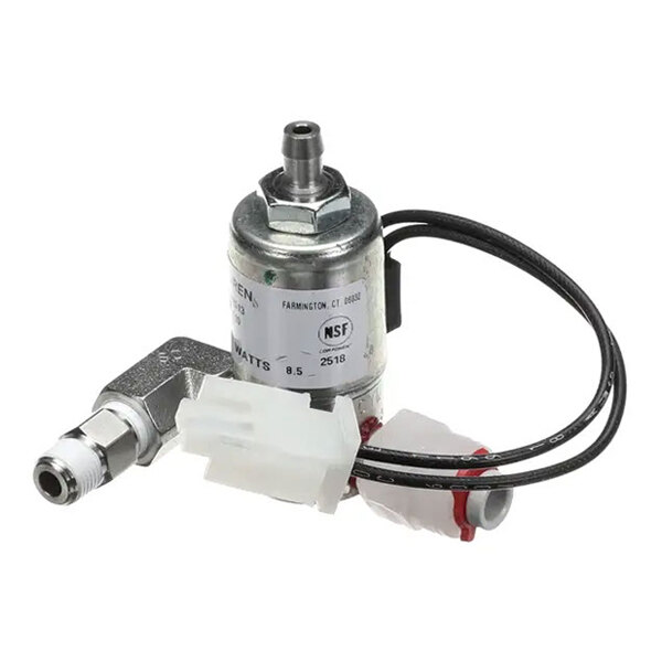 An assembly valve for a beverage brewing system with attached wiring and connectors.