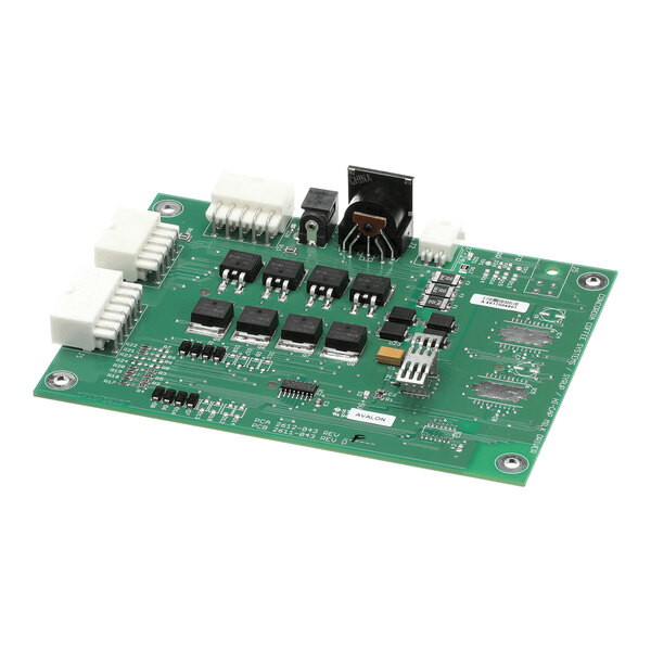 A Concordia Beverage Systems 2612-043 PCA syrup driver circuit board with multiple connectors and electronic components.