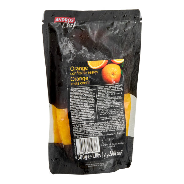 Andros Chef Orange Zest Confit 1.1 lb. - 12/Case