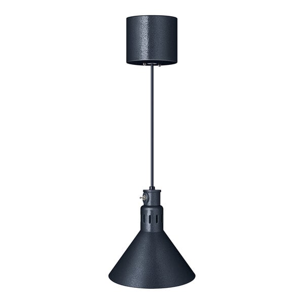 Hatco DL-775-RCL Standard Retractable Cord Ceiling-Mount Heat Lamp with Black Finish - 120V