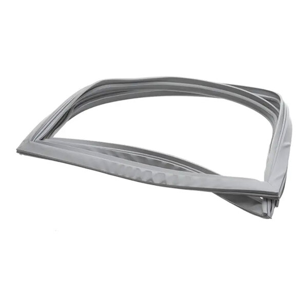 A gray rectangular refrigerator or freezer door gasket.