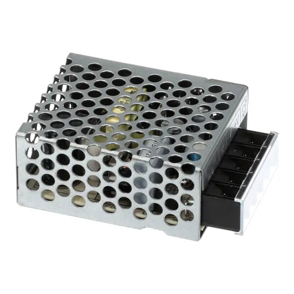 A metal-cased Proluxe TP2720075 power supply unit with ventilation holes and terminal connectors.