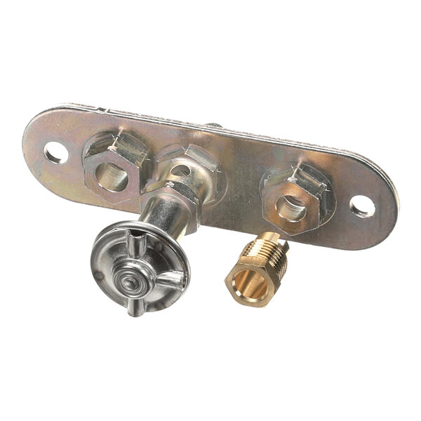 A metal drive quill bearing with a lock ring, designed for use in machinery.