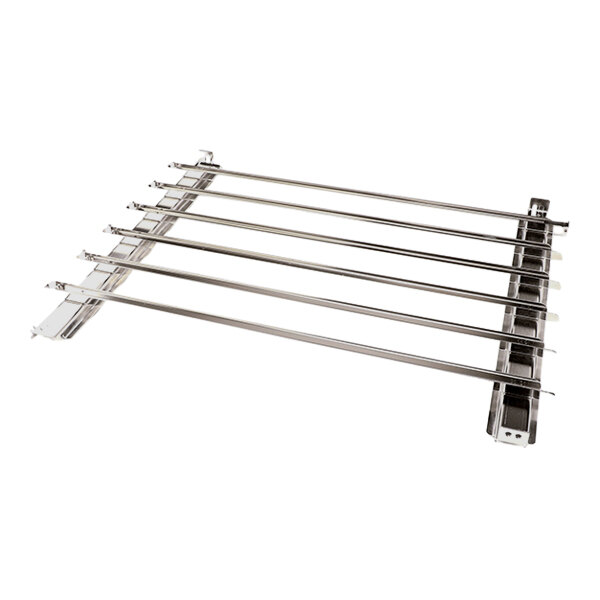 A round, straight-sided aluminum cake or deep dish pizza pan.