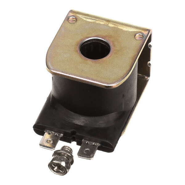 A round, straight-sided aluminum pan designed for baking cakes or deep dish pizzas.