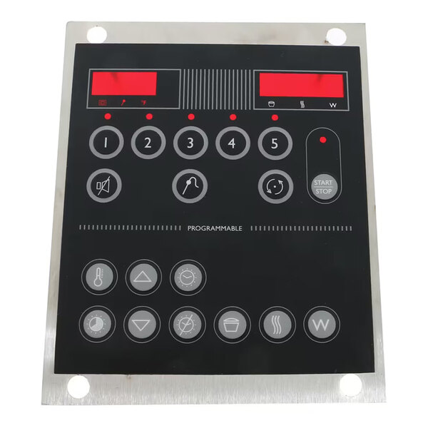 A clear plastic dispenser jar with a red top and handle, designed for holding and pouring liquids.