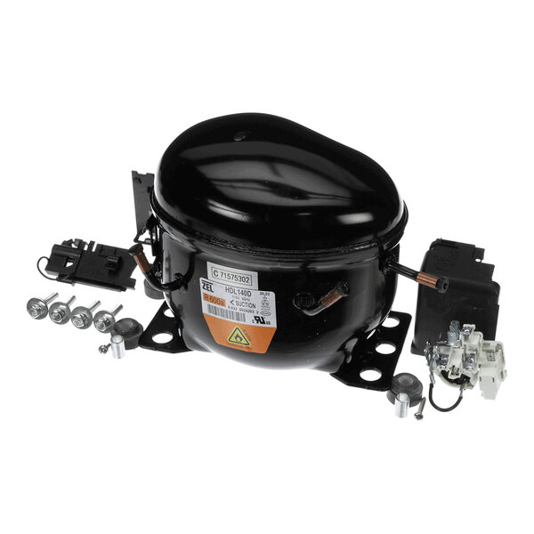 A black 2-ply customizable beverage or cocktail napkin.