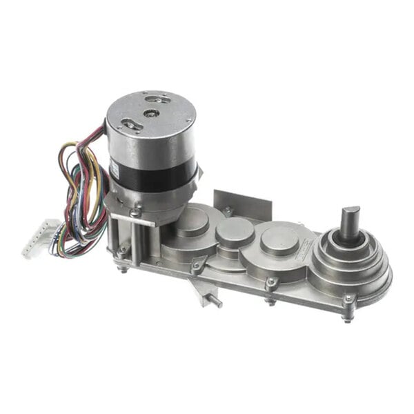 A brushless gear motor assembly with attached wiring, designed for use in Grindmaster-Cecilware I-Pro machines.