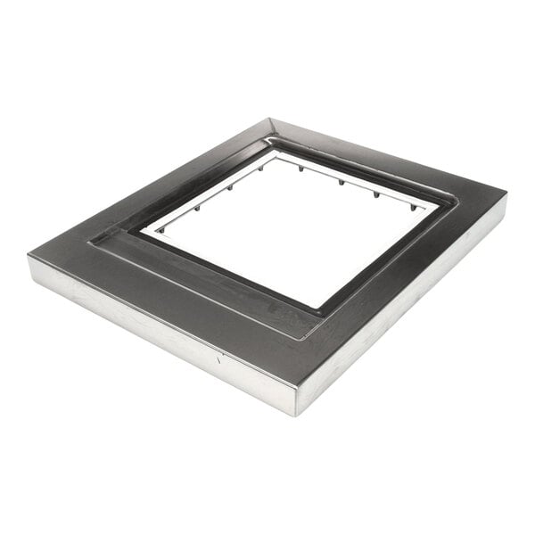 A square stainless steel glass support assembly with an open center, designed for Electrolux Professional equipment.
