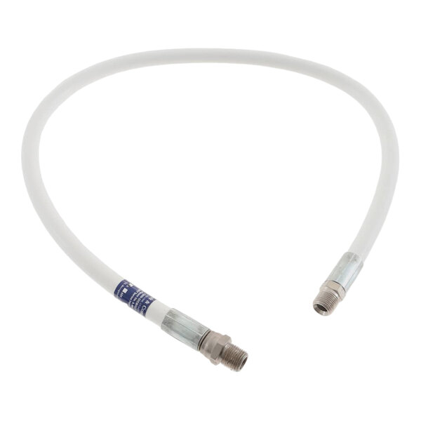 A 4-foot flexible hose with metal connectors on both ends.