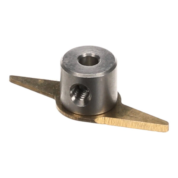 A metal standard blade attachment for a Minipro mixer.