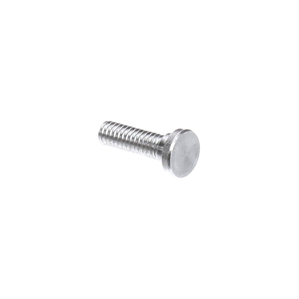 A metal screw for a drip tray, compatible with Frosty Factory equipment.