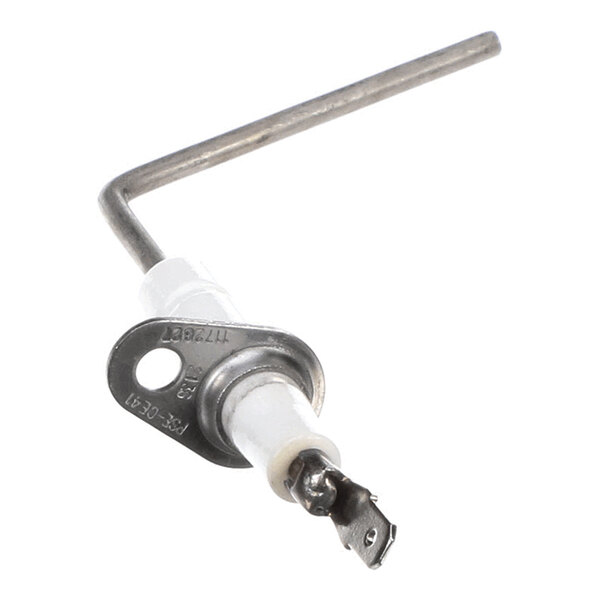 A metal and ceramic flame sensor for HVAC systems.