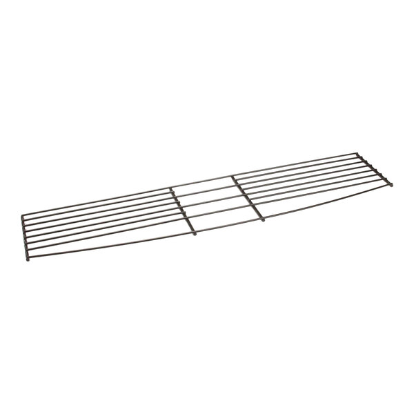 A metal grill designed for use as a drain pan component.