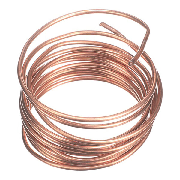 A coiled copper capillary tube with a diameter of 1.4 mm and a length of 3000 mm.