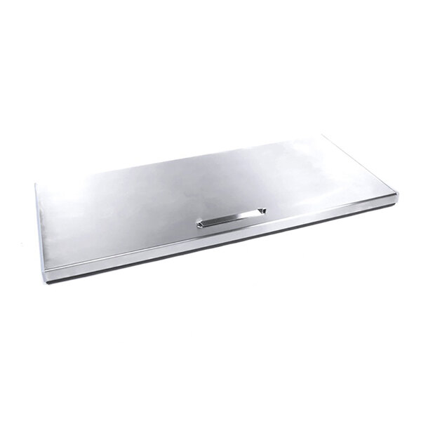 A rectangular stainless steel door panel with a handle, designed for a Kelvinator appliance.