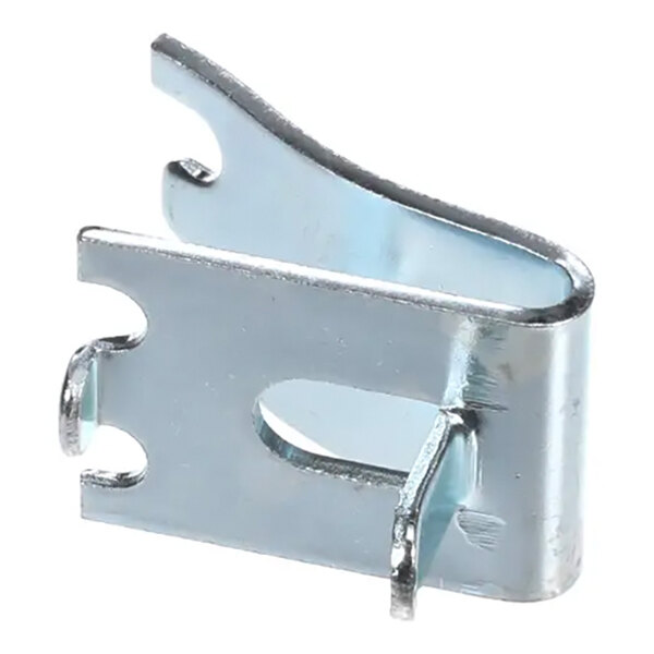 A metal Habco C061077 shelf clip used for securing shelves.