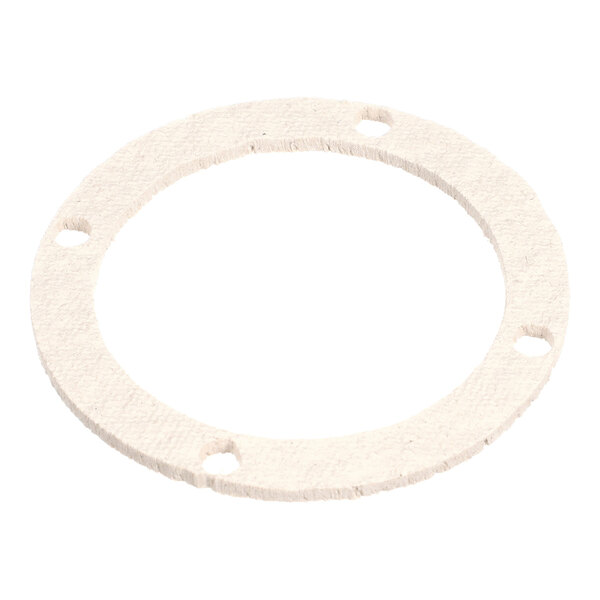 A round insulating paper gasket with four holes, measuring 79mm in outer diameter and 3mm thick.