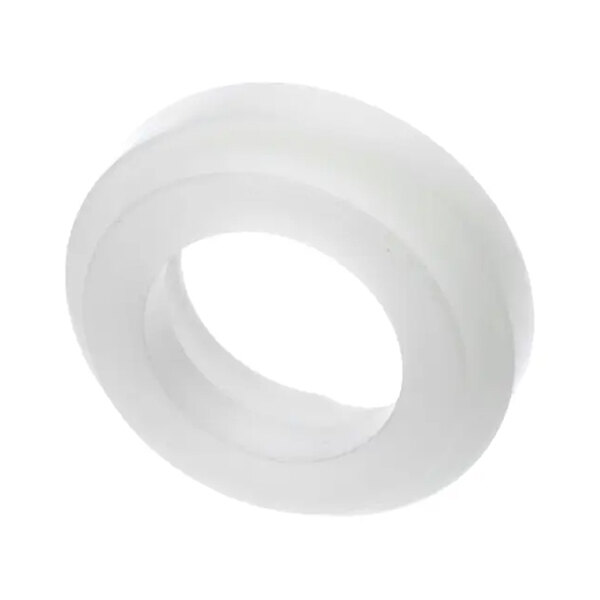 A white circular washer-shaft seal for use with Electro Freeze equipment.