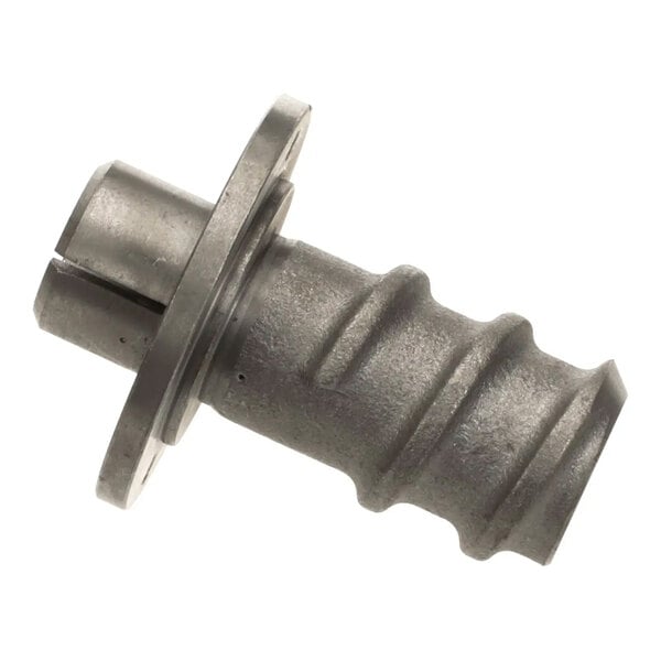 A metal feedworm assembly with a 5/8 pitch, used in Grindmaster-Cecilware equipment.