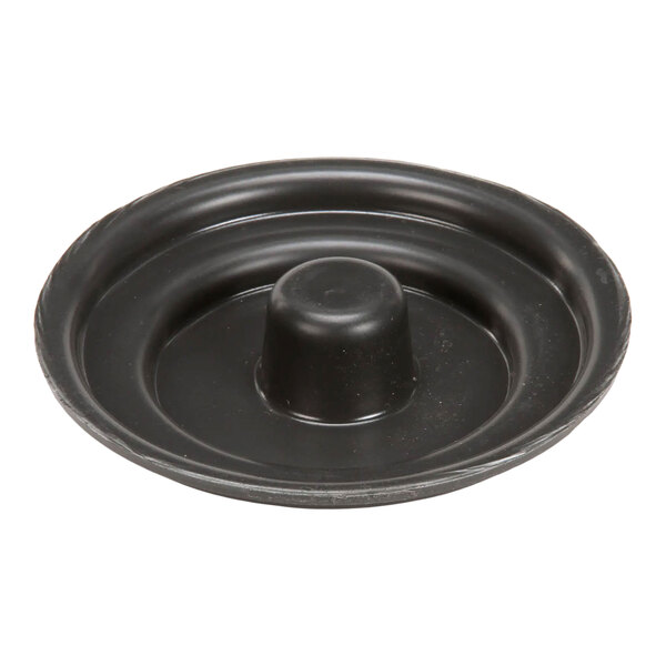 A black ABS plastic cover tube for a 4 inch cup, designed for use with Cornelius equipment.