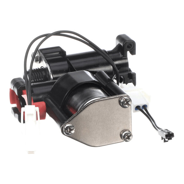 A sealed 2.0 syrup valve with adapter, designed for beverage dispensing systems.