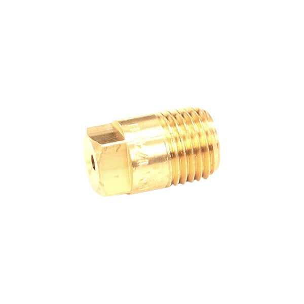 A small brass rinse jet with a threaded end, used in Douglas Machine equipment.