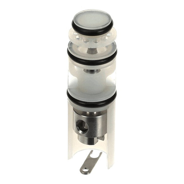 A rebuild kit component for the SDV II, featuring metal and plastic parts with O-rings.