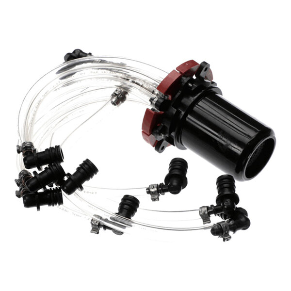 A Lancer 49-0303-SP nozzle assembly with multiple clear tubes and black connectors, designed for use with Valve 3, FS30 systems.