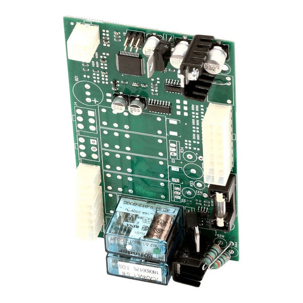 A green Electrolux Professional 0G7442 tilting board with various electronic components and connectors.